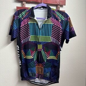 Colorful Geometric ‎ Cycling Shirt